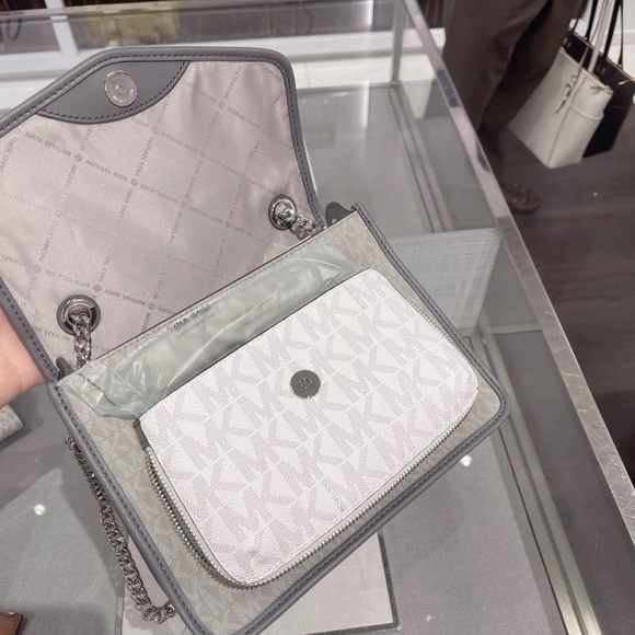 Michael Kors Regina Medium Flap Shoulder Bag - Picture 8 of 8